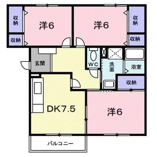 エミネンスII【2階】の間取り