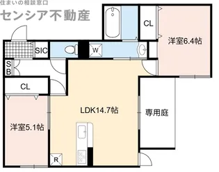 Green Village.【1階】の間取り