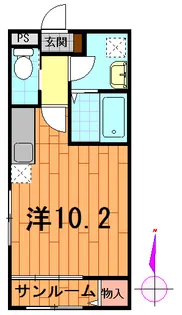 クレールIX【2階】の間取り