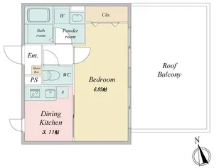 LiveFlat国分寺【5階】の間取り