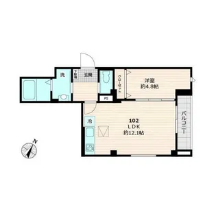 ビアンカ フォレ(ビアンカフォレ)【1階】の間取り