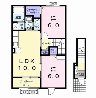 ブリーズ【2階】の間取り