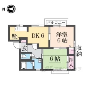 マウントビュー東良【2階】の間取り