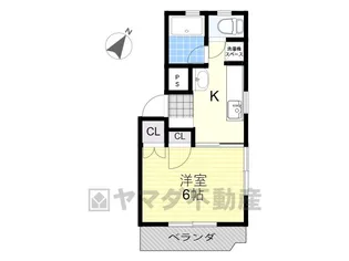 メゾンド桂【3階】の間取り