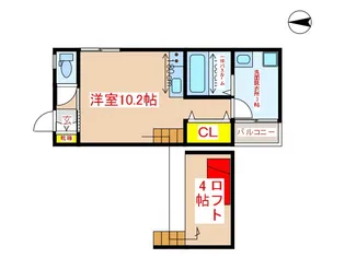 TRT【2階】の間取り