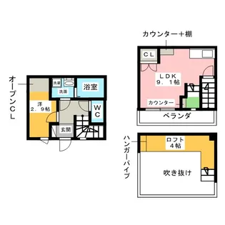 Provenceの風【1階】の間取り