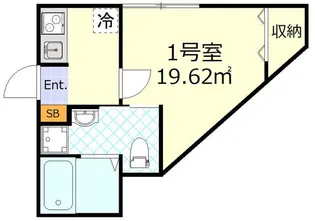 エトワール大口【1階】の間取り