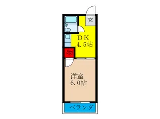第2三恵マンション【3階】の間取り