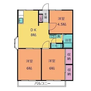 エステートピア池谷【1階】の間取り