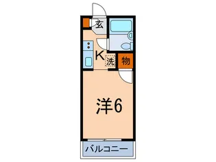 パレクレール白山【3階】の間取り