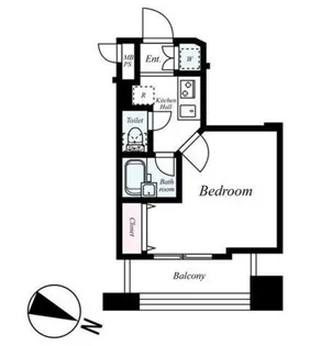 プロフ文京大塚【10階】の間取り
