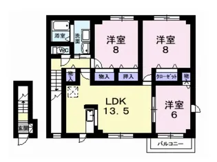 ビヨンド・T【2階】の間取り