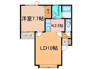 ソルフロール【1階】の間取り