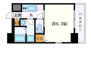 エステムコート名古屋泉プラチナムゲート【8階】の間取り