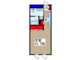 ゼルコヴァ【2階】の間取り