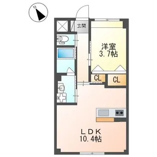 LUMINOUS STAGE(ルミナスステージ)【2階】の間取り