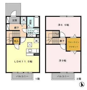 ボナ-ルの間取り