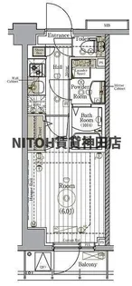 リライア阪東橋SOUTH【2階】の間取り