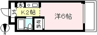 クレドール府中【2階】の間取り