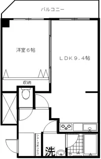 グレイス中目黒【5階】の間取り