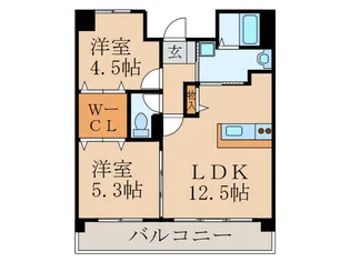ピ-スフルハイム行事【4階】の間取り