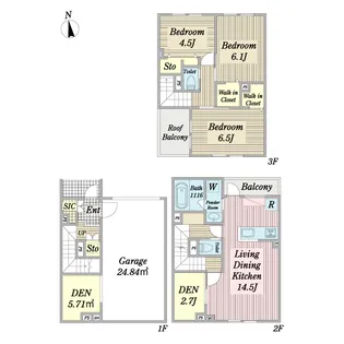 Northern Lightsの間取り