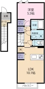 ENCIAI棟【2階】の間取り