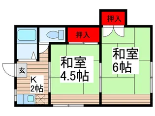 盛田荘の間取り