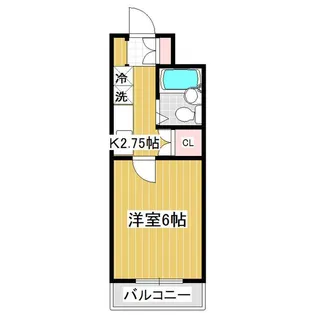 フレール【2階】の間取り