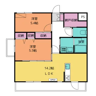 AXIV IV【1階】の間取り