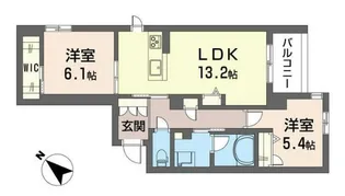 クアドリフォリオ浦和美園【2階】の間取り
