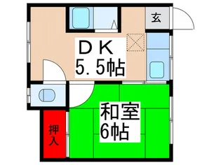 北村荘【1階】の間取り