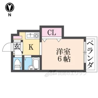 スタジオM【3階】の間取り