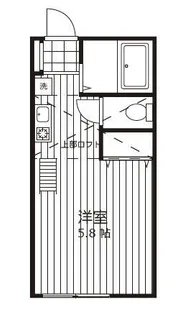 クローバーハウス西ヶ原【2階】の間取り