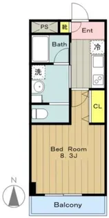 みなみ野ガーデン・コート【2階】の間取り