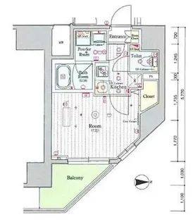 スカイコートプライム亀戸【5階】の間取り