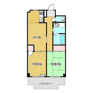 ロイヤルマンションHAMADA【4階】の間取り