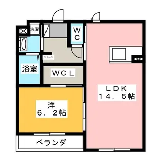 ケルンI【2階】の間取り