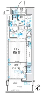 デュオステージ相模大野【3階】の間取り