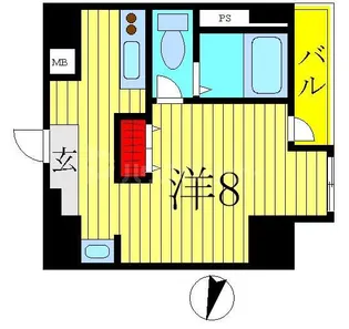 アブニールビル【4階】の間取り