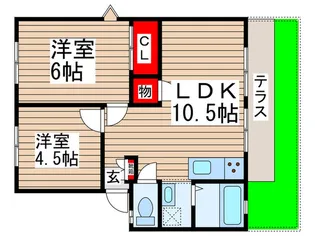 URBAN 170 A 棟【1階】の間取り