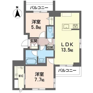 クオリスタ【3階】の間取り