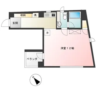 Go ai Oh【3階】の間取り