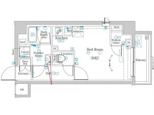 ラフィスタ練馬高野台【2階】の間取り