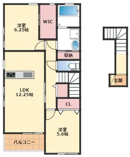 アルタイル【2階】の間取り