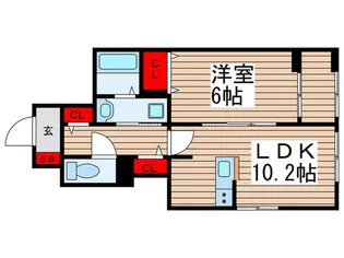 イーストフィールドI【1階】の間取り