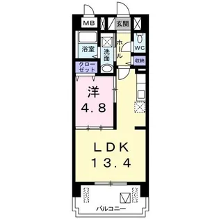 竜美丘フォレスト【6階】の間取り