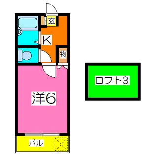 ヒルズ甲府【2階】の間取り