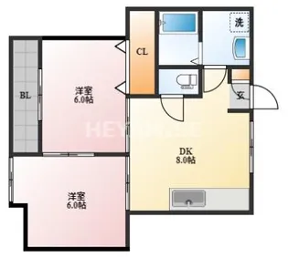 ミルフィー【2階】の間取り