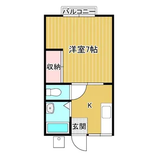 サトウハイツ【2階】の間取り
